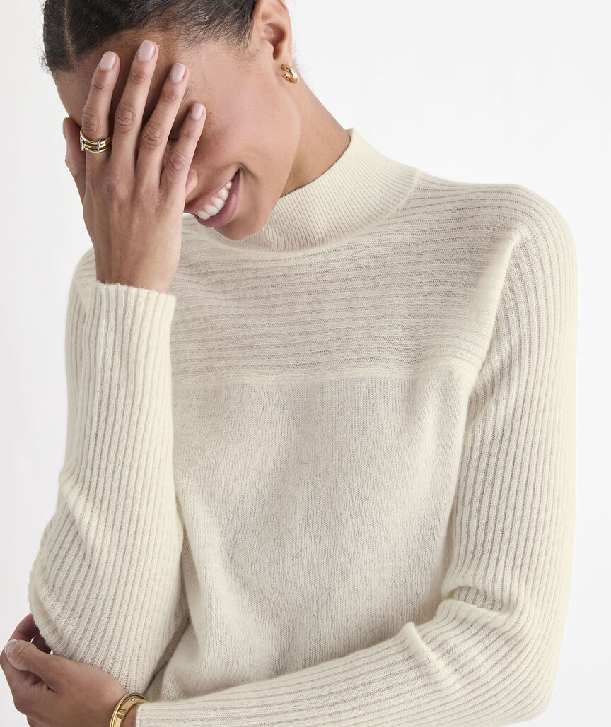 Seaspun Cashmere Mockneck Sweater