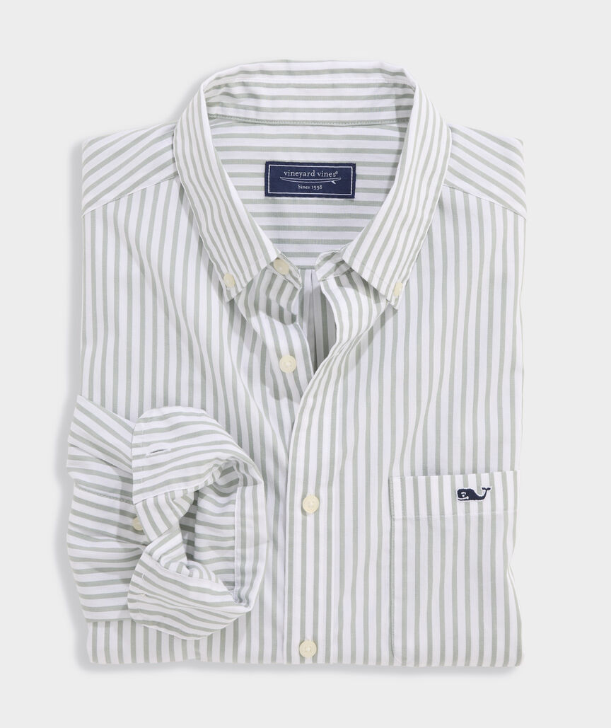 Seabird Stripe Perfect Wash Poplin Shirt