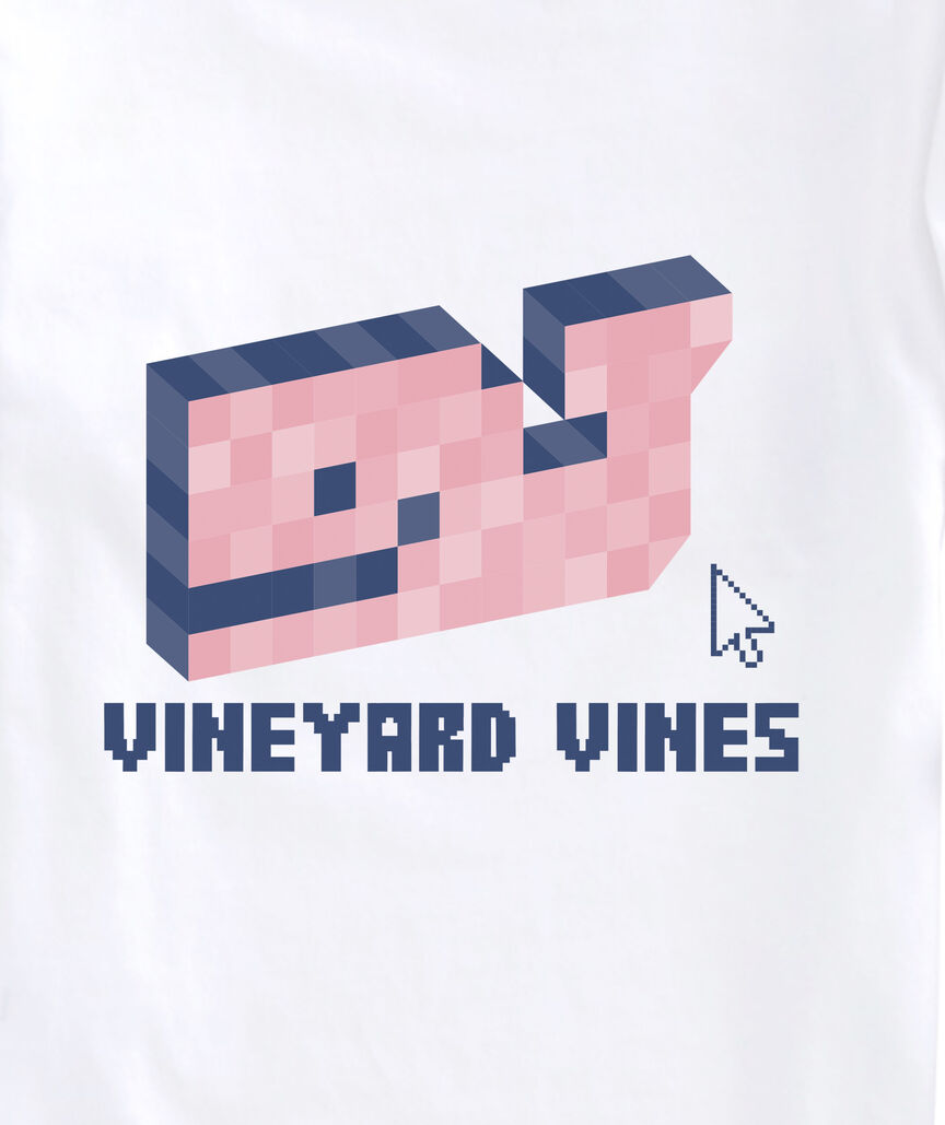 OUTLET Boys' Pixel Whale Pocket Tee