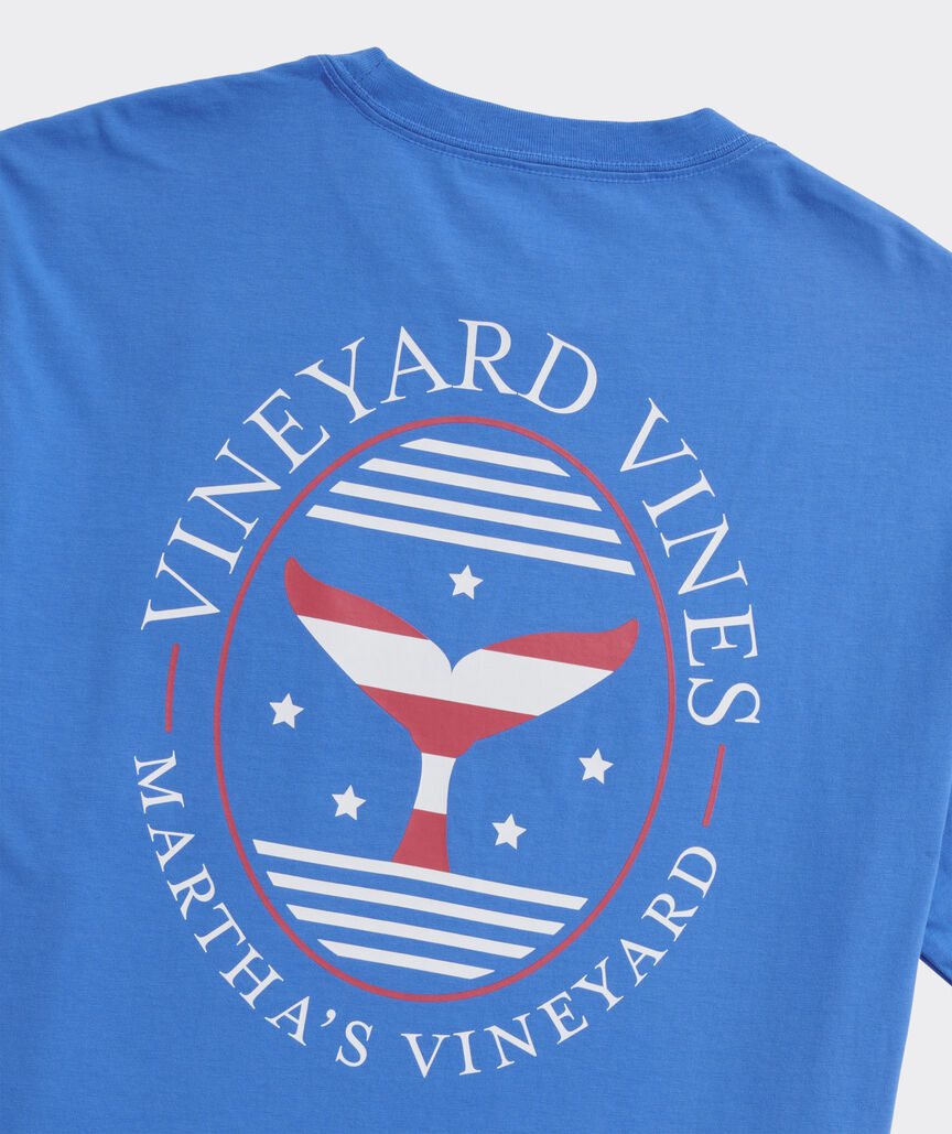 USA Whale Tail Short-Sleeve Pocket Tee