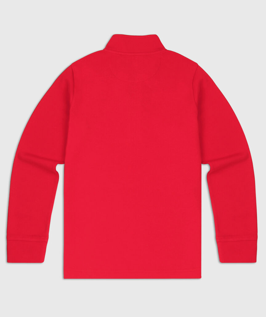 OUTLET Boys' Plaid Jersey Half-Zip