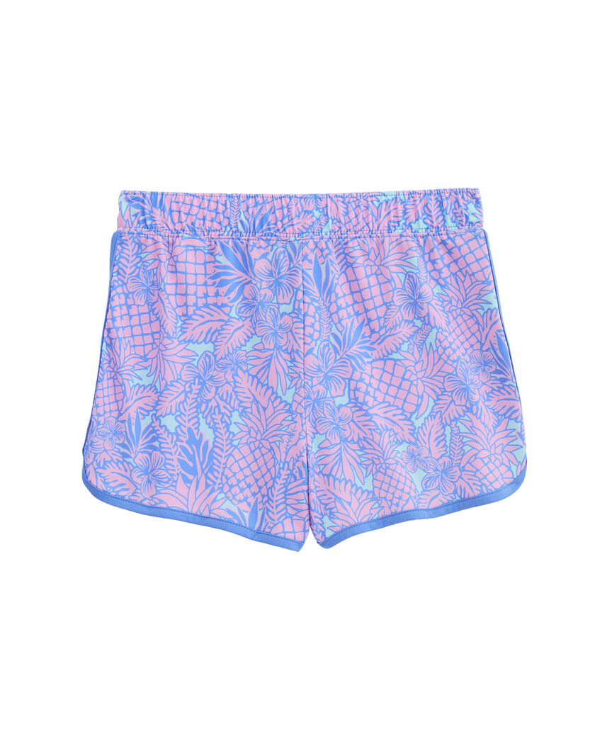 OUTLET Girls' Pineapple Print Lacrosse Shorts