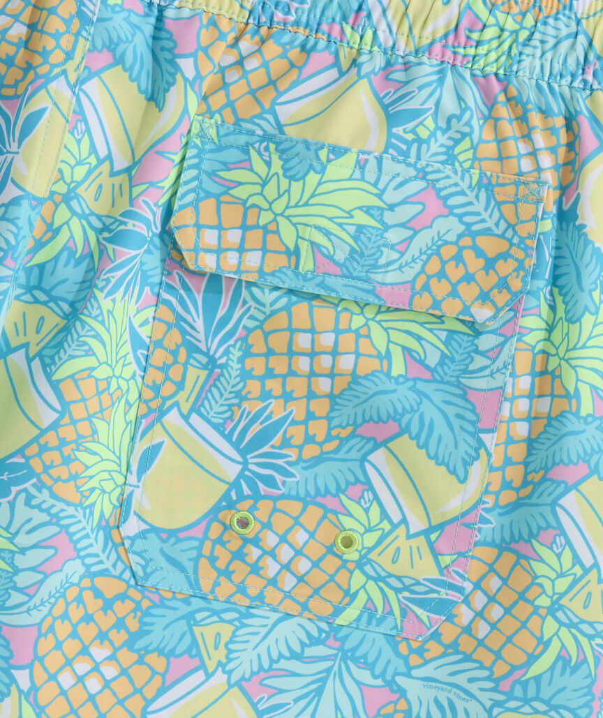 OUTLET 5 Inch Printed Chappy Swim Trunks