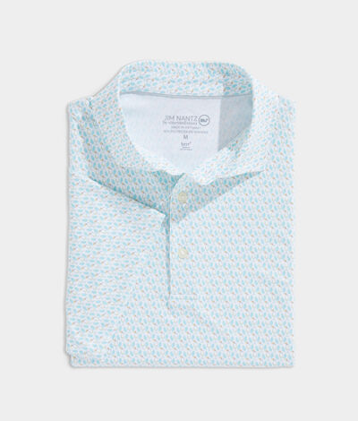 Vineyard Vines Palmero Polo Shirt (Pina Coladas White) (Size: XS)