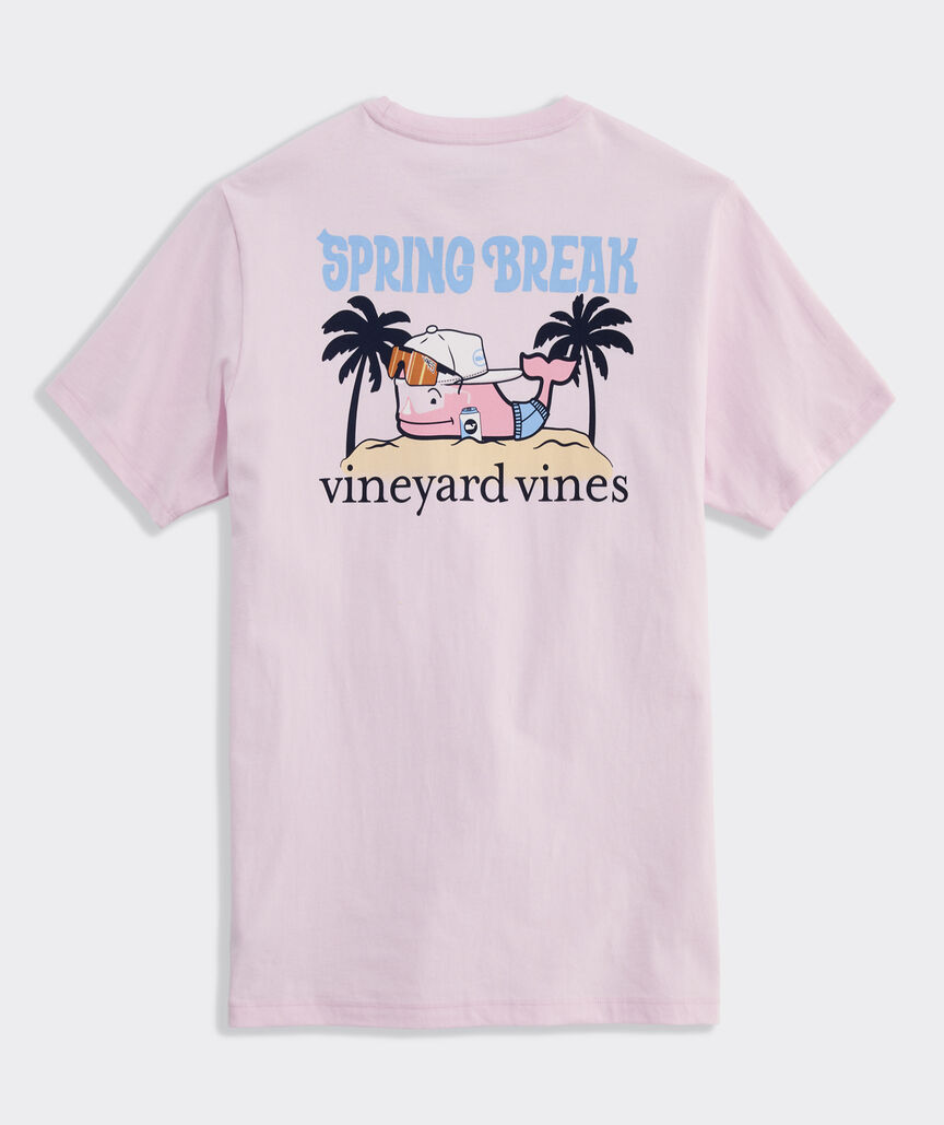 Spring Break Whale Short-Sleeve Pocket Tee
