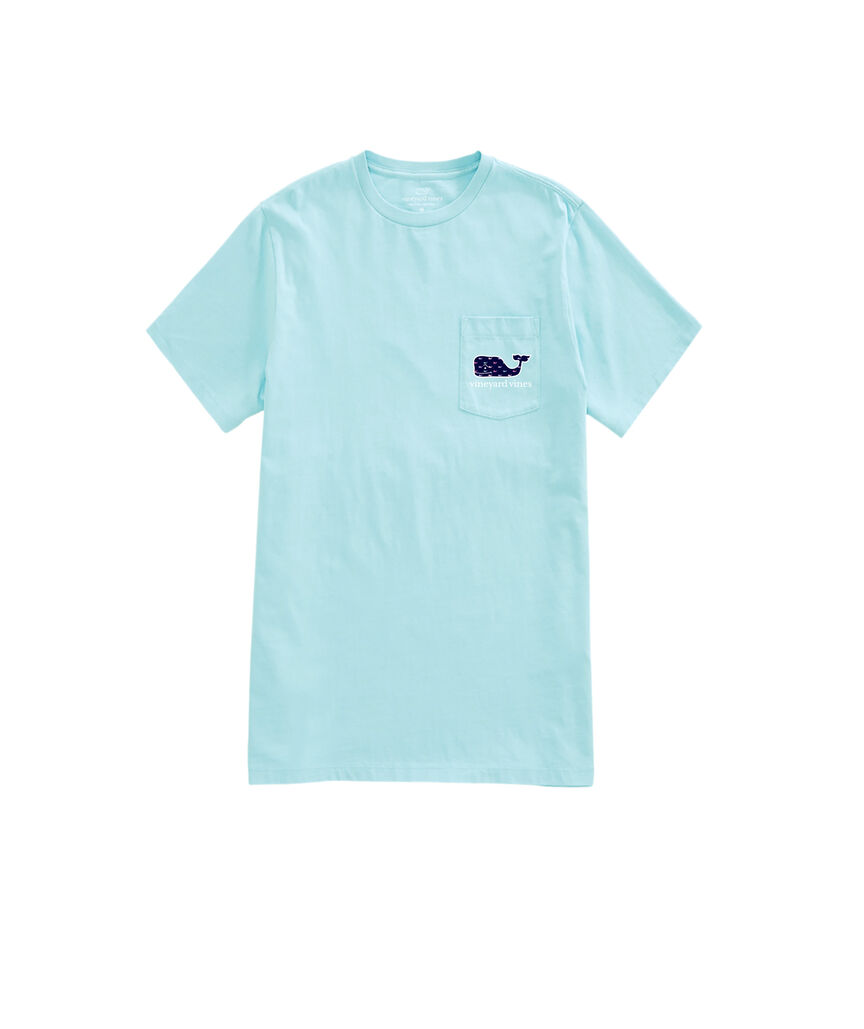 OUTLET Women's Multi Whale Short-Sleeve Pocket Tee