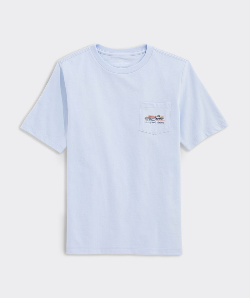 Boys' Dockside Autumn Wakes Short-Sleeve Pocket Tee