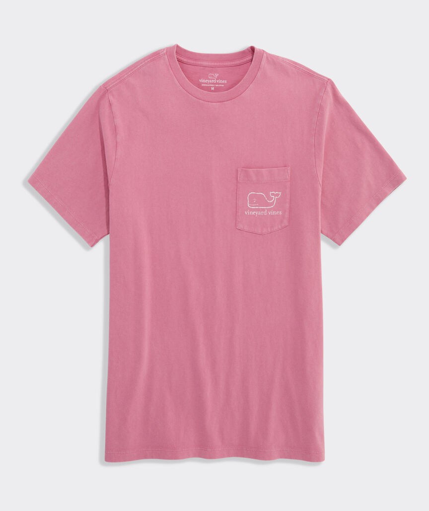 Drift Dye Vintage Whale Short-Sleeve Pocket Tee