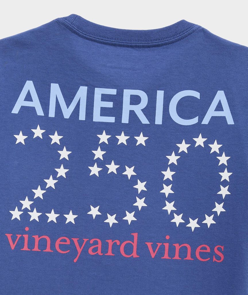 Boys' America250 Short-Sleeve Pocket Tee