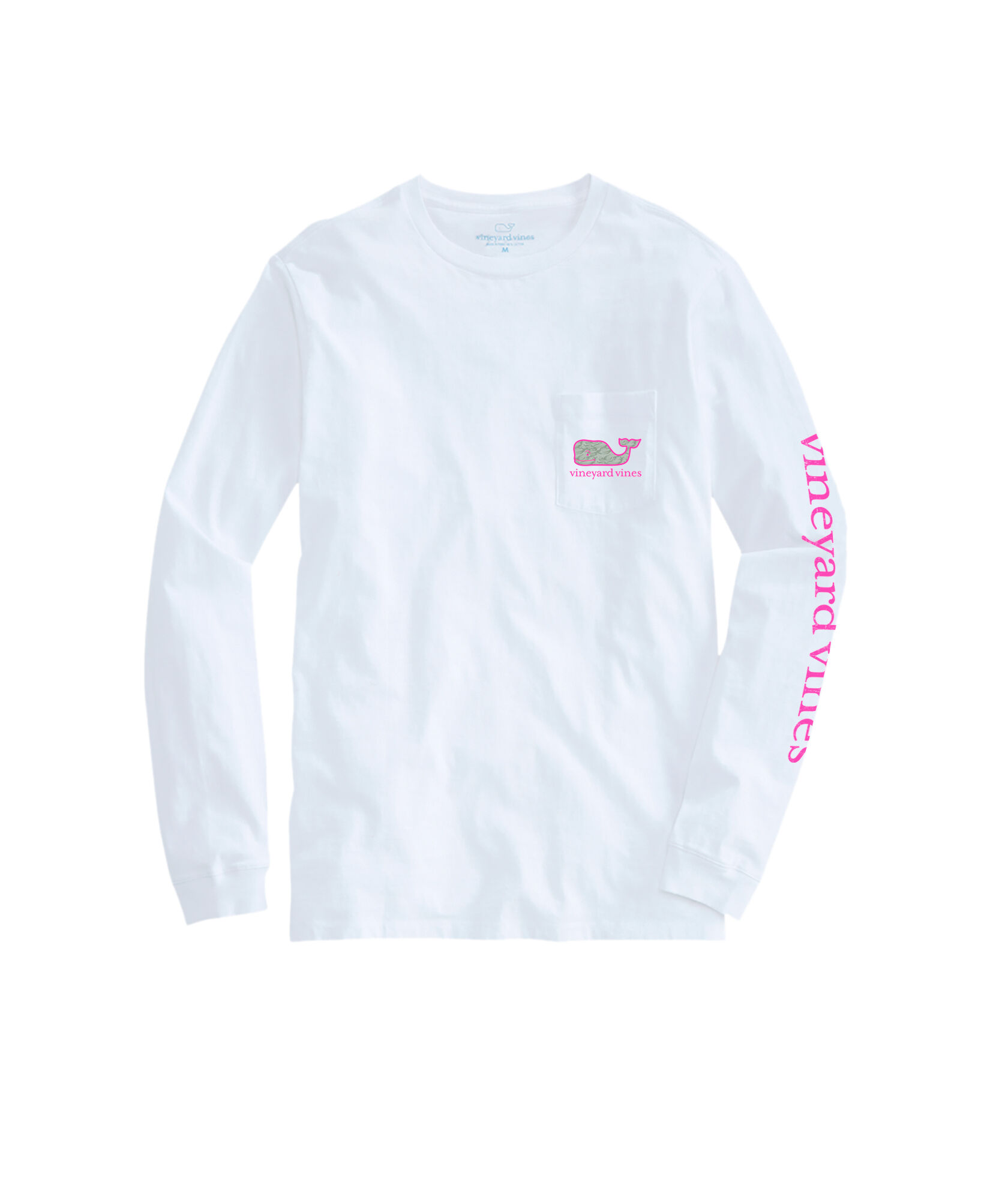 OUTLET Women's Camo Whale Long-Sleeve Pocket Tee