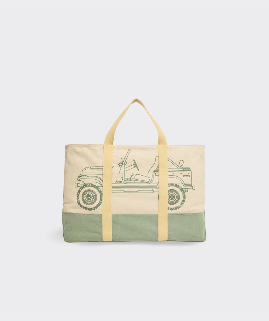 Jeep Collection Large Canvas Tote