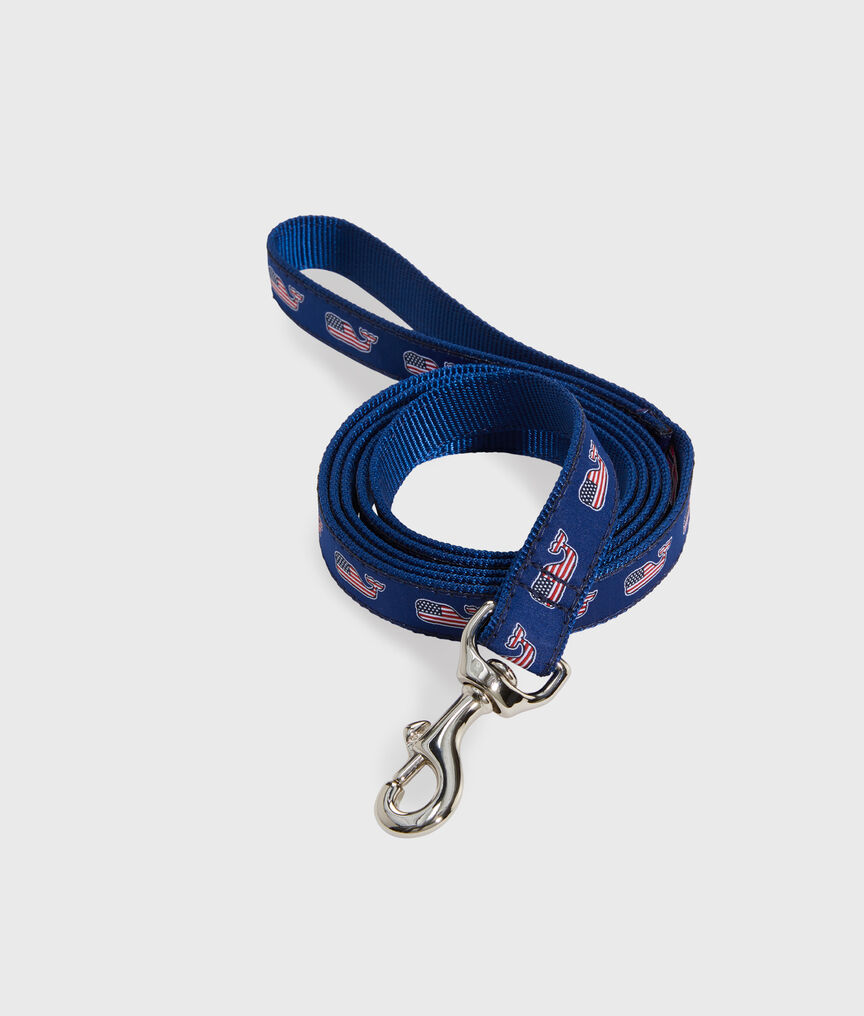 Americana Whale Dog Leash