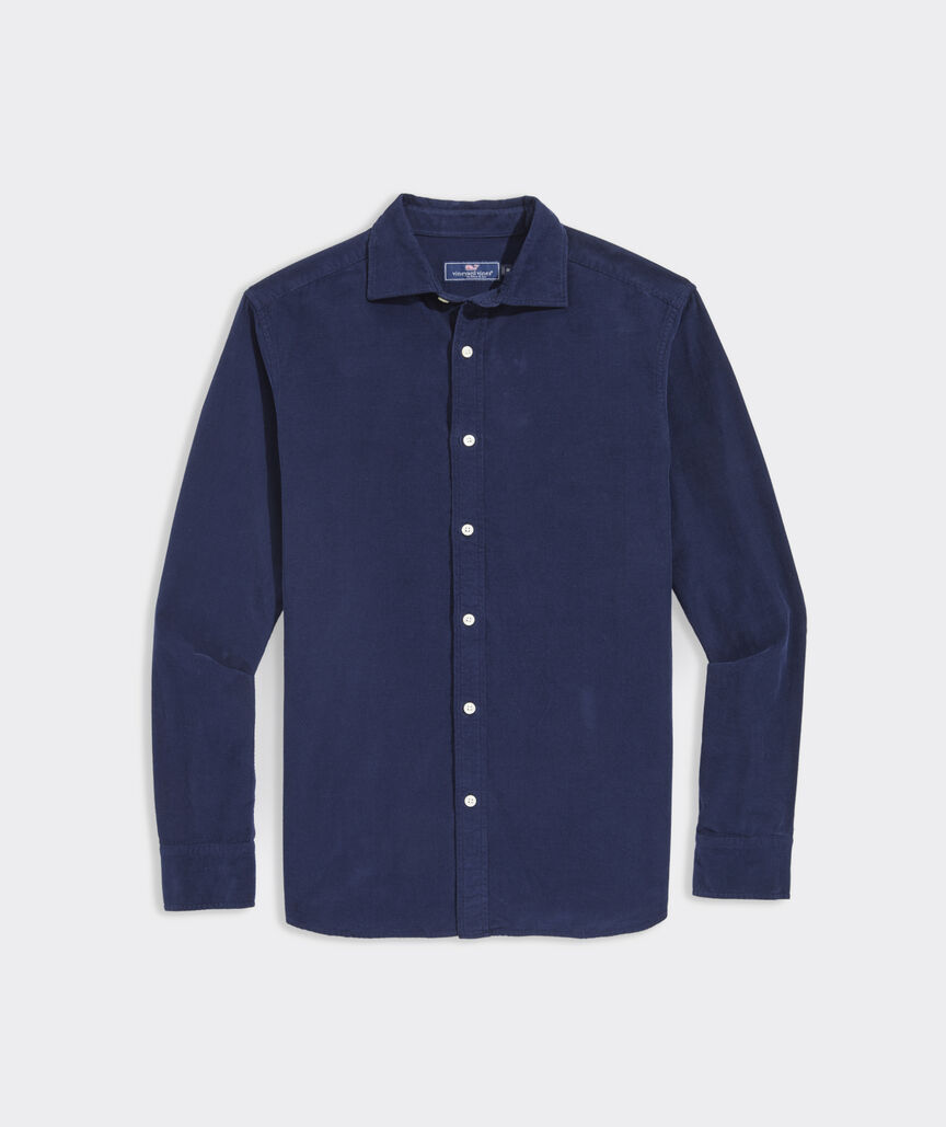 Shop Corduroy Spread Collar Shirt at vineyard vines