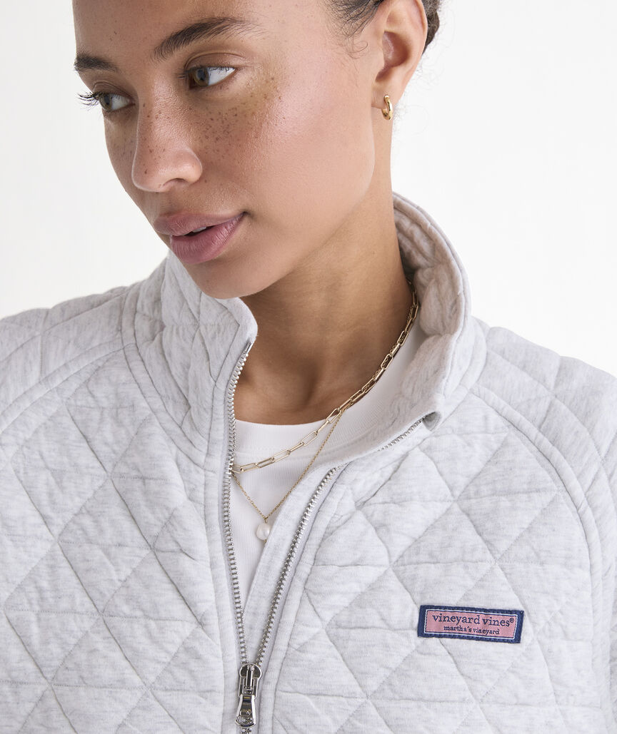 Coastal Quilted Half-Zip