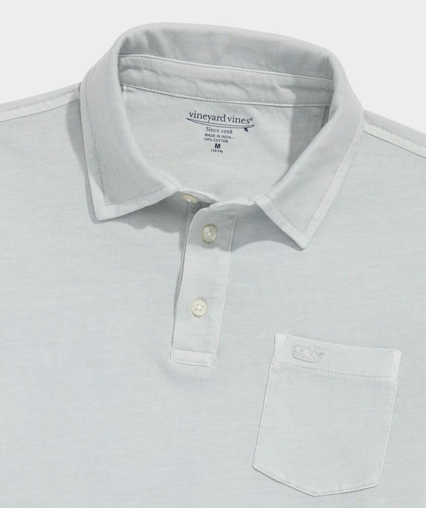 Boys' Long-Sleeve Surf Polo