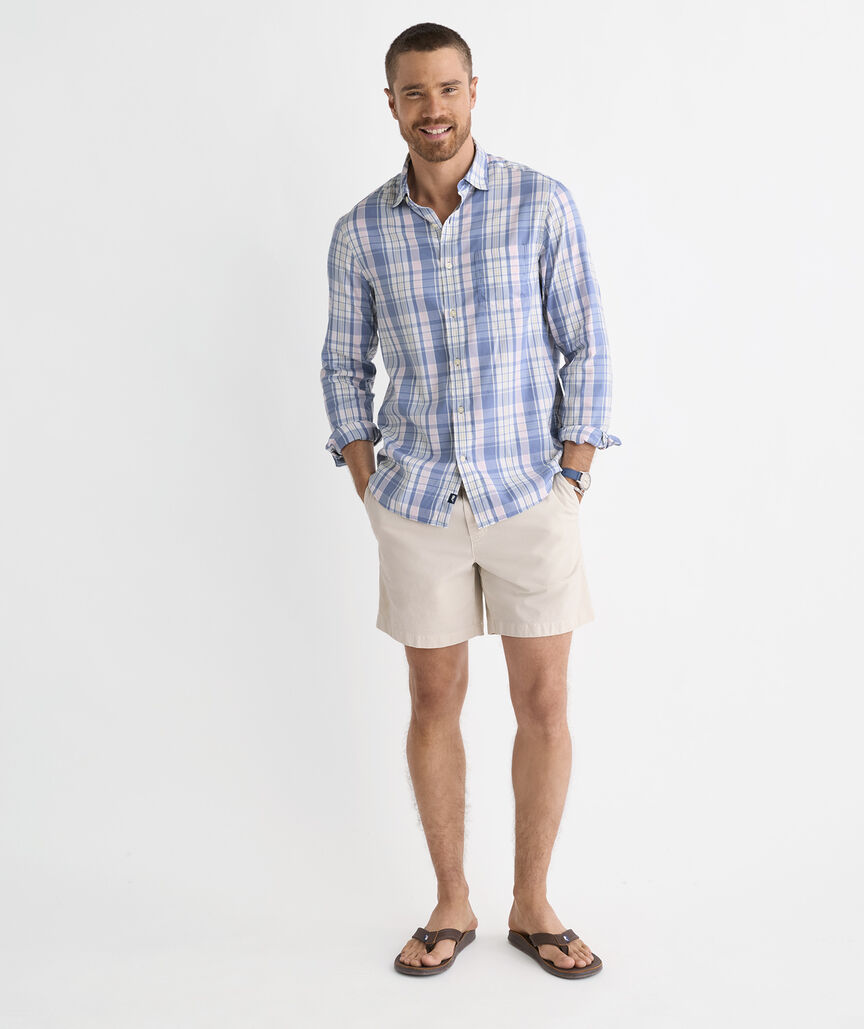 Performance Beachcomber Plaid Backbay Shirt