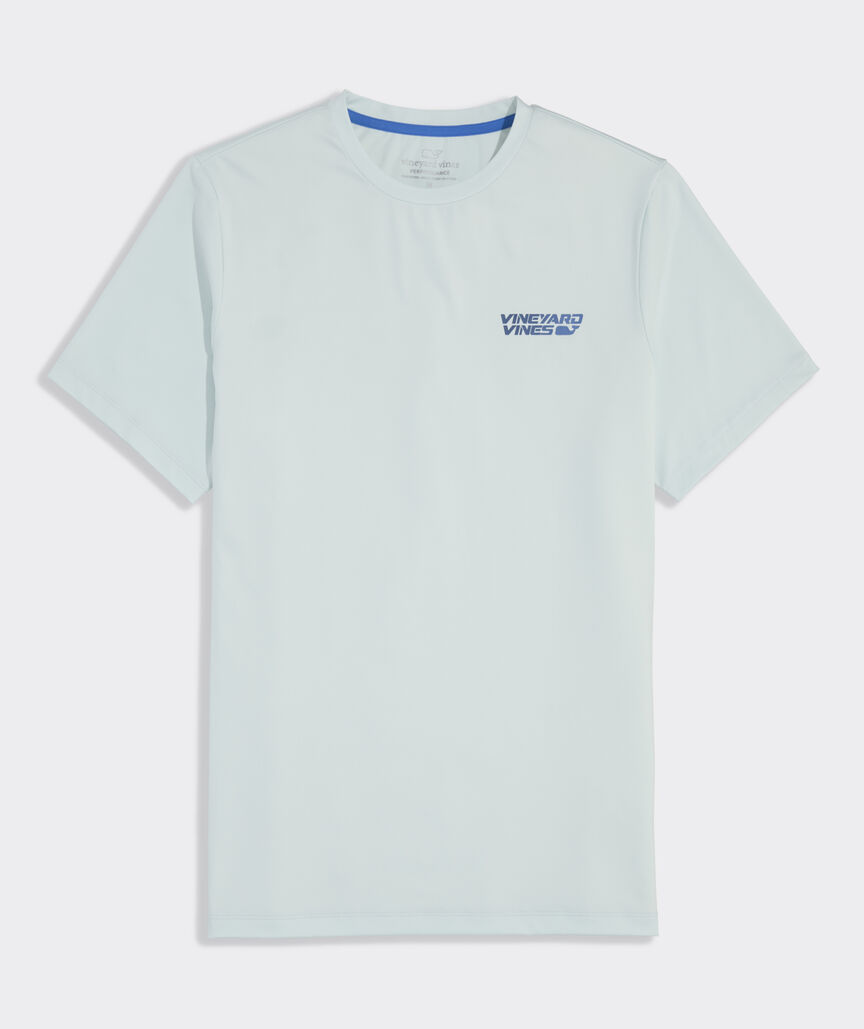 Performance Mahi Short-Sleeve Harbor Tee