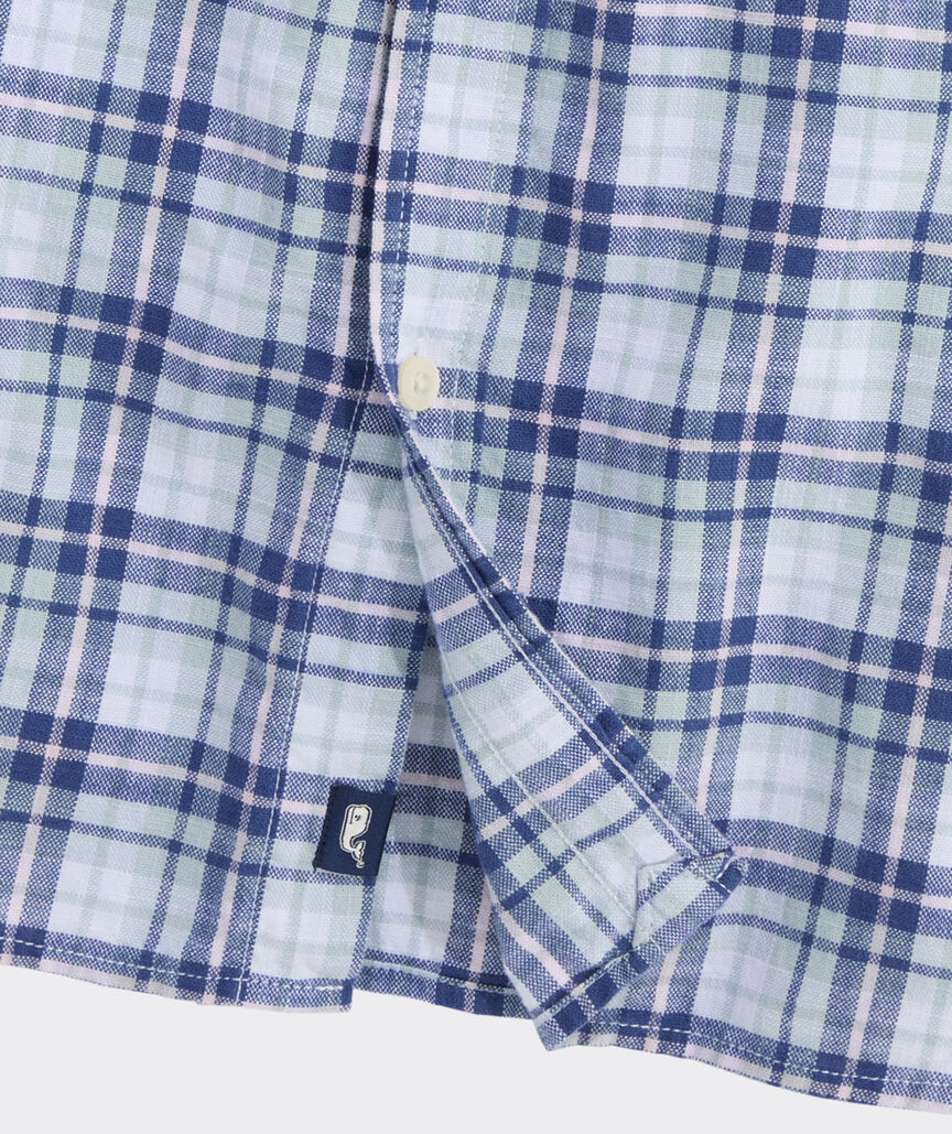 Coskata Plaid Island Cotton Short-Sleeve Shirt