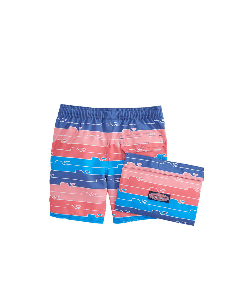 Boys Whale Line Chappy Trunks
