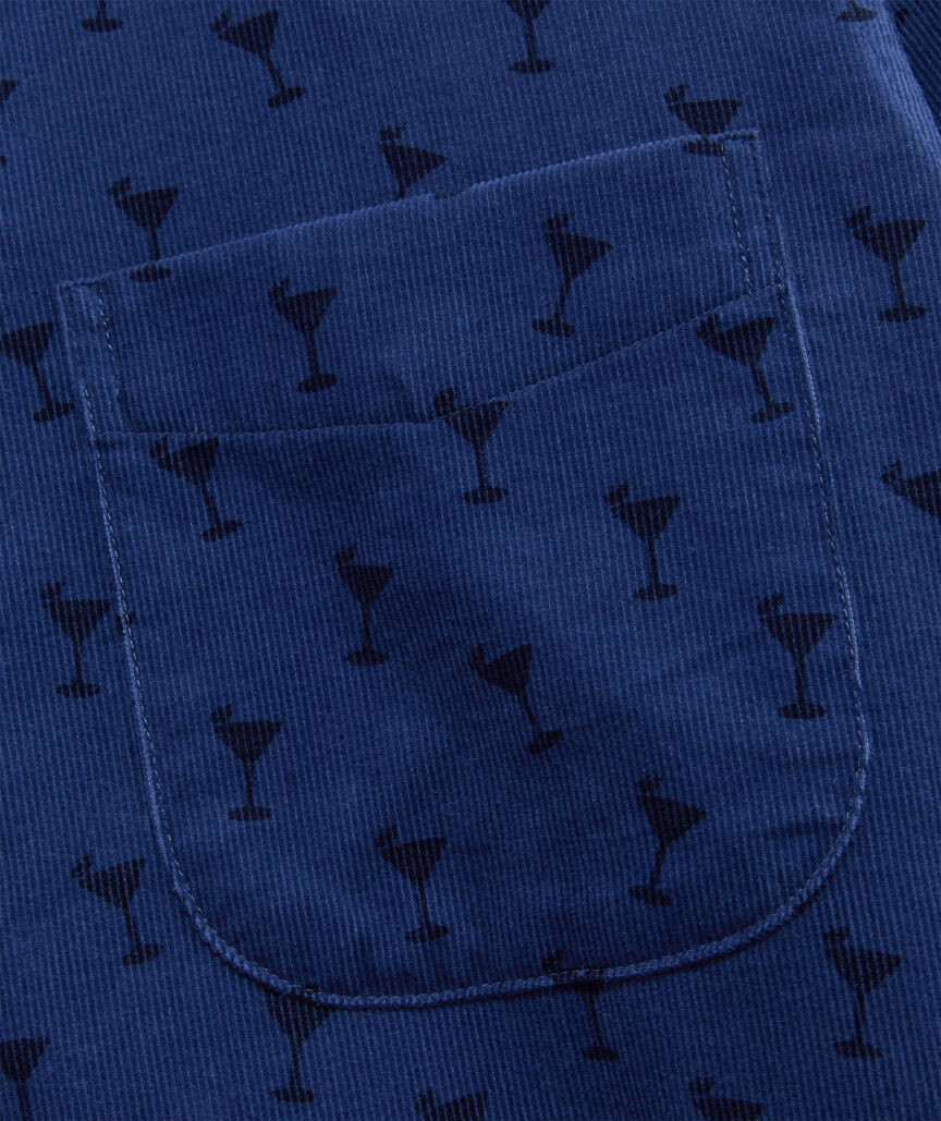 Shaken Not Stirred Corduroy Shirt