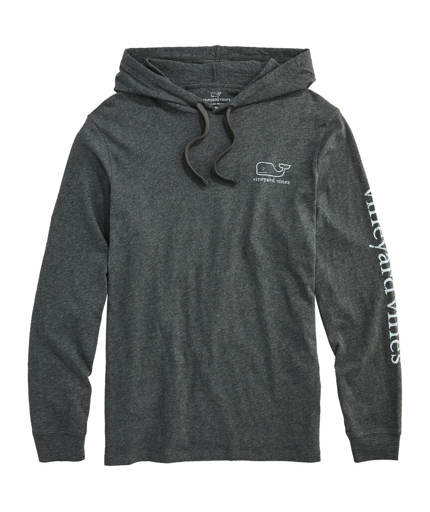 OUTLET Slub Vintage Whale Long-Sleeve Hoodie Tee