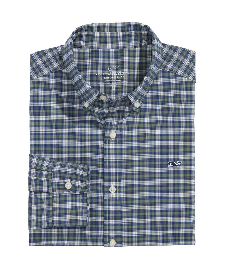 OUTLET Performance Twill Plaid Shirt Shirt