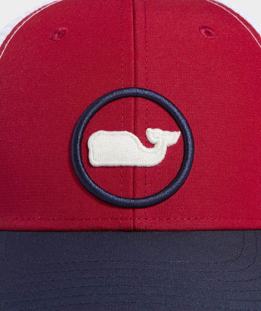 Boys' Performance Whale Dot Trucker Hat