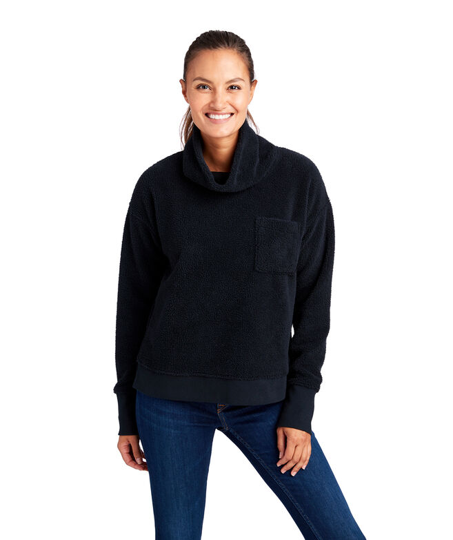 Shop Funnel Neck Boxy Sweatshirt At Vineyard Vines