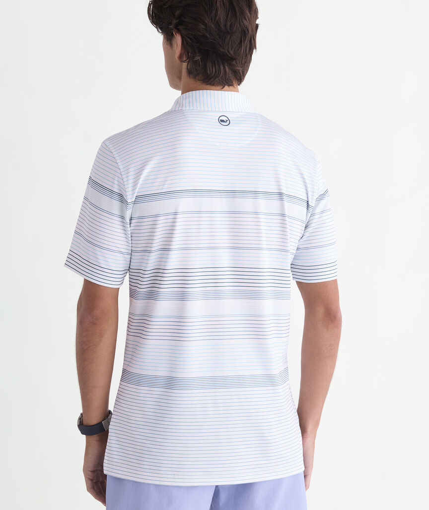 Performance Kiawah Stripe Sankaty Polo