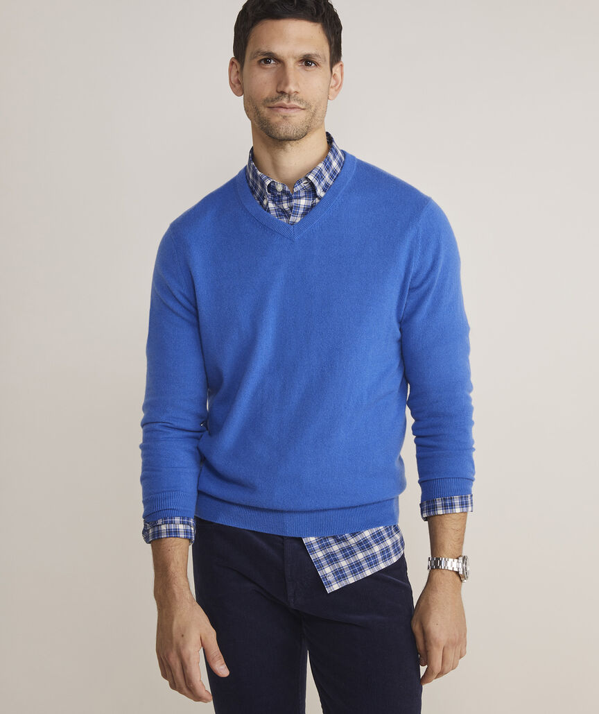 Lightweight Cashmere V-Neck Sweater