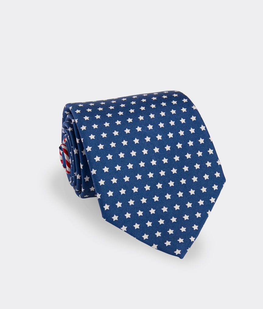 Stars & Stripes Double-Sided Printed Tie