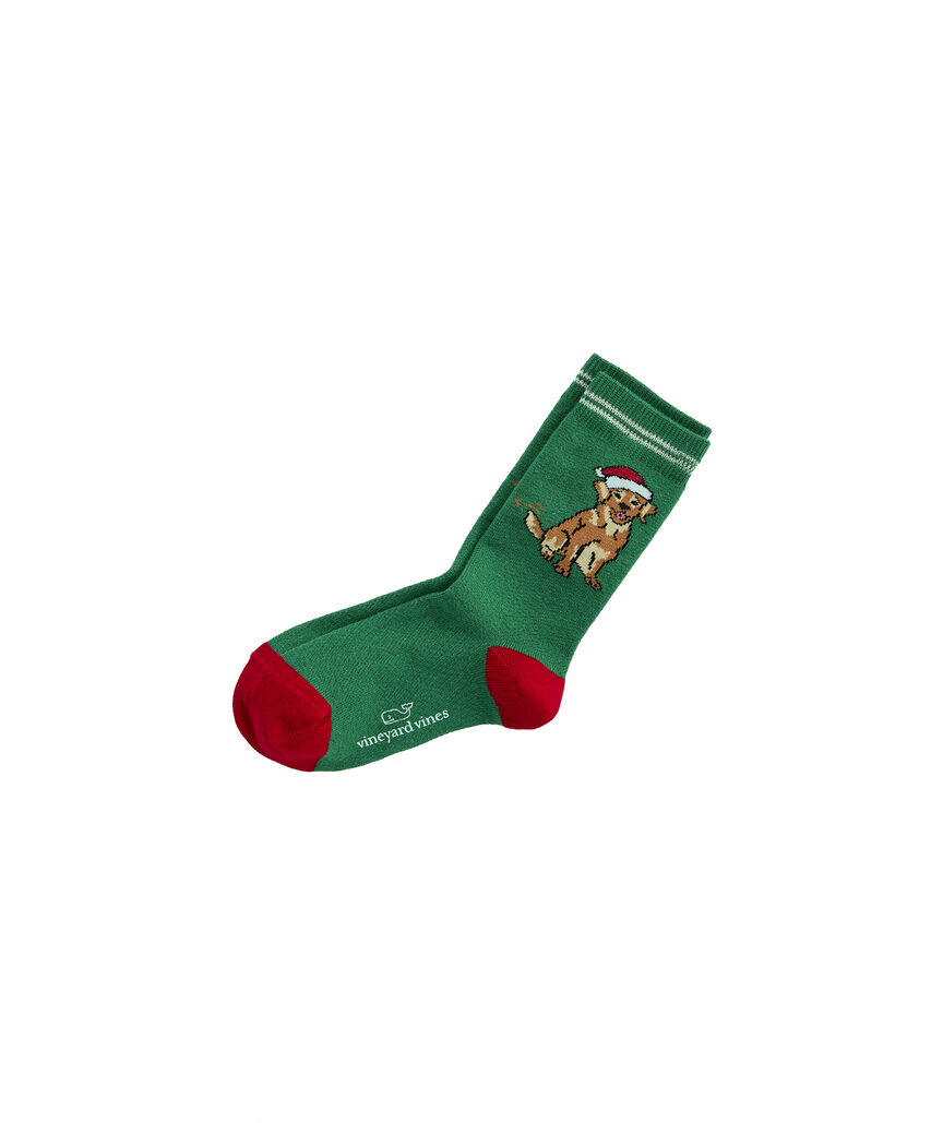 OUTLET Boys' Santa Paws Socks