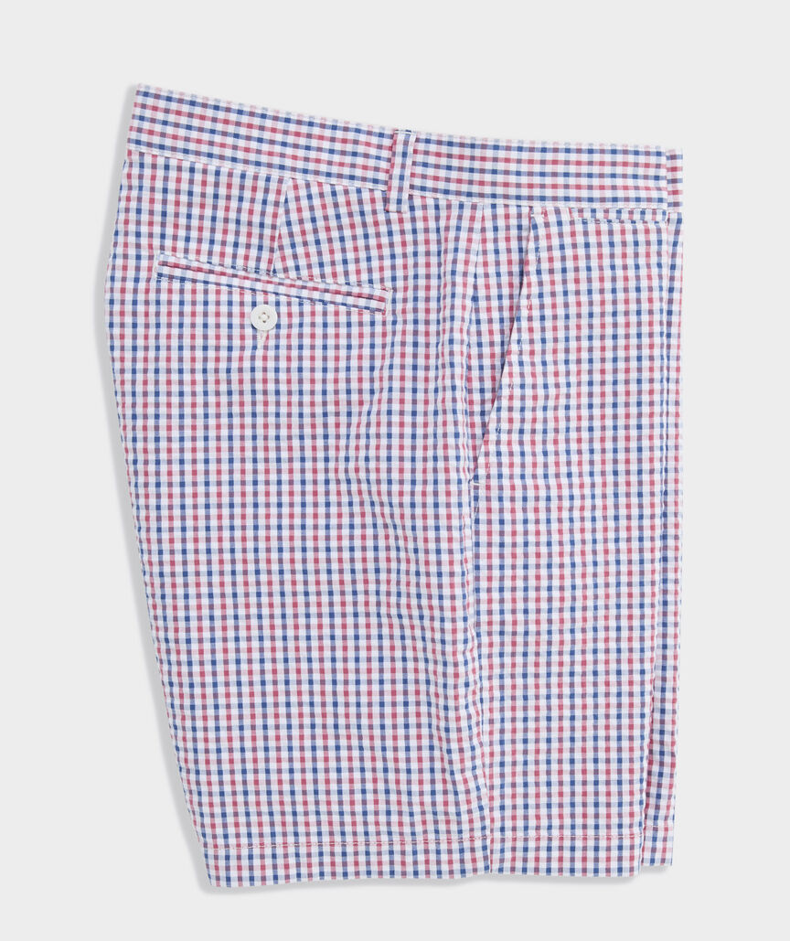 7 Inch Gingham Seersucker Chilmark Chino Shorts