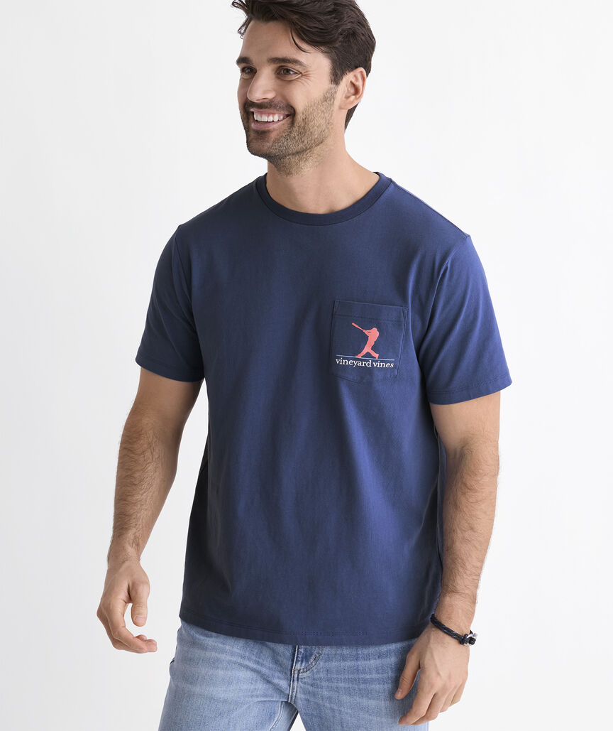 Baseball Silo USA Short-Sleeve Pocket Tee