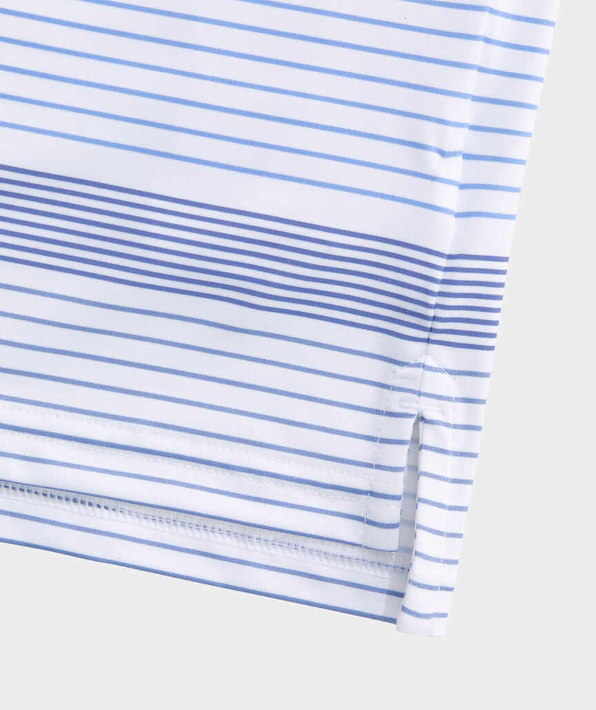 Boys' Performance Kiawah Engineer Stripe Sankaty Polo
