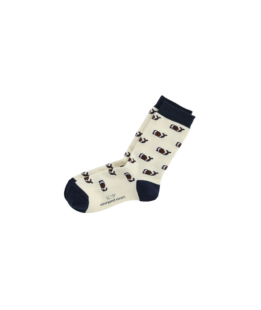 OUTLET Boys' Football Whale Socks