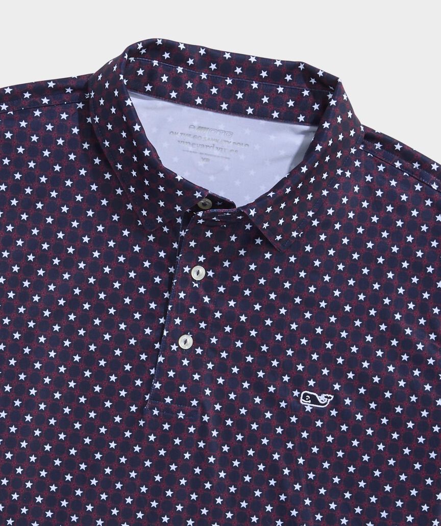 Big & Tall Printed Sankaty Polo