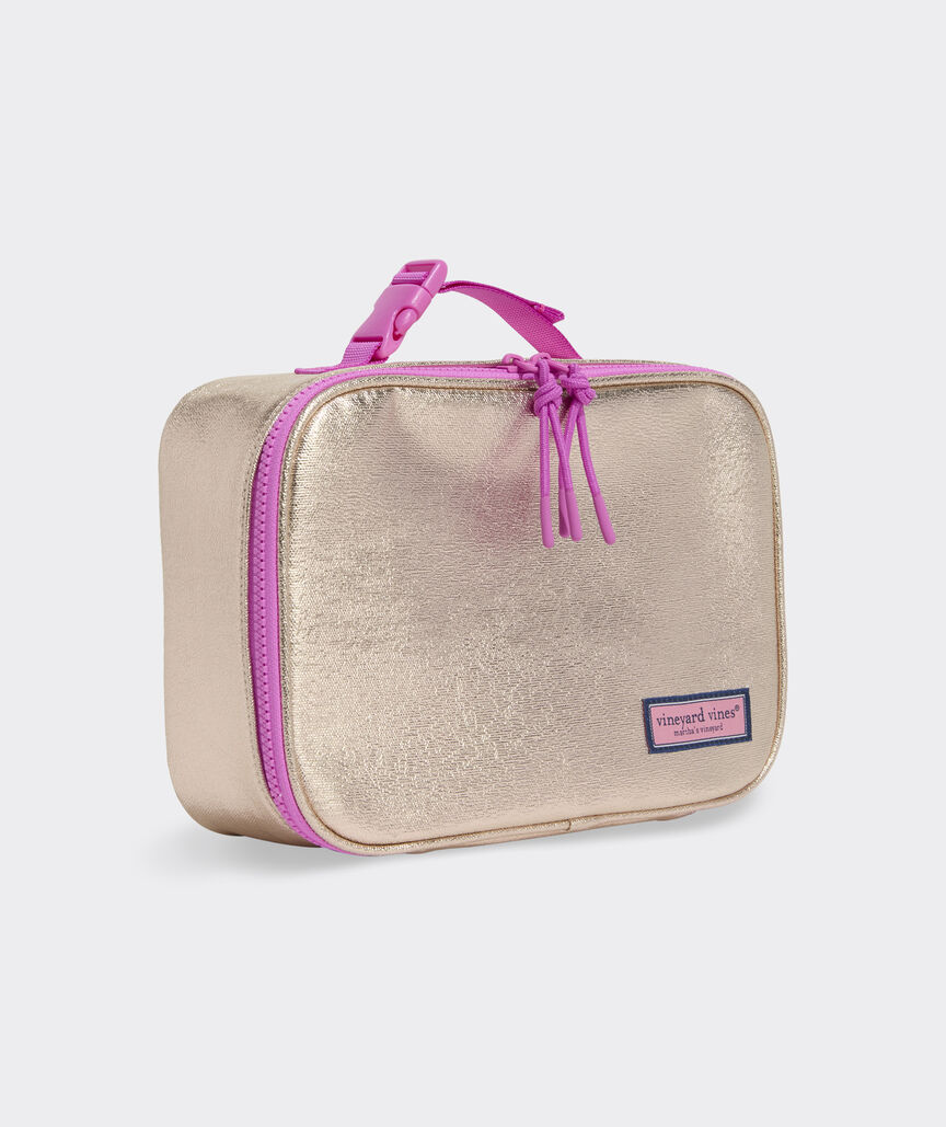 Girls' Metallic Lunch Box