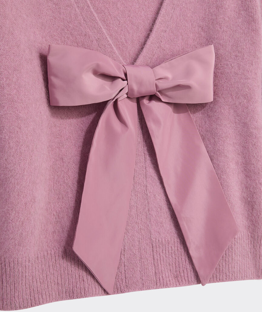 Yellow Bow Back Sweater