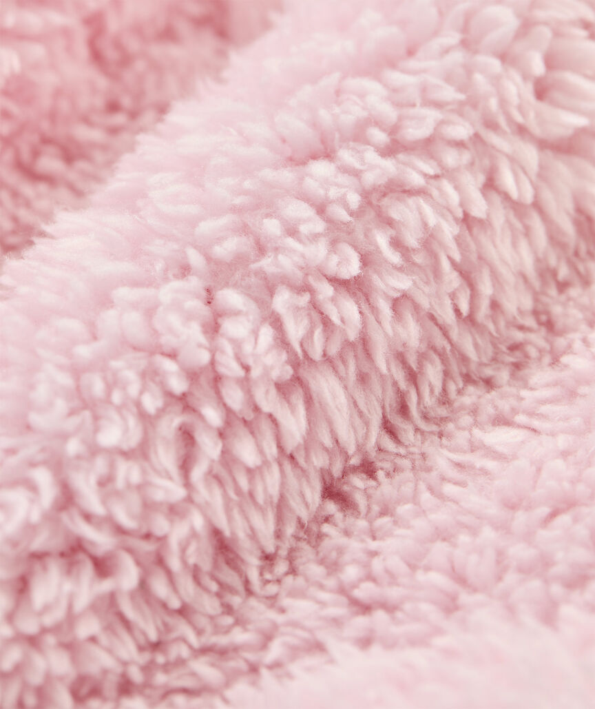 Girls' Teddy Fleece Snap Pullover