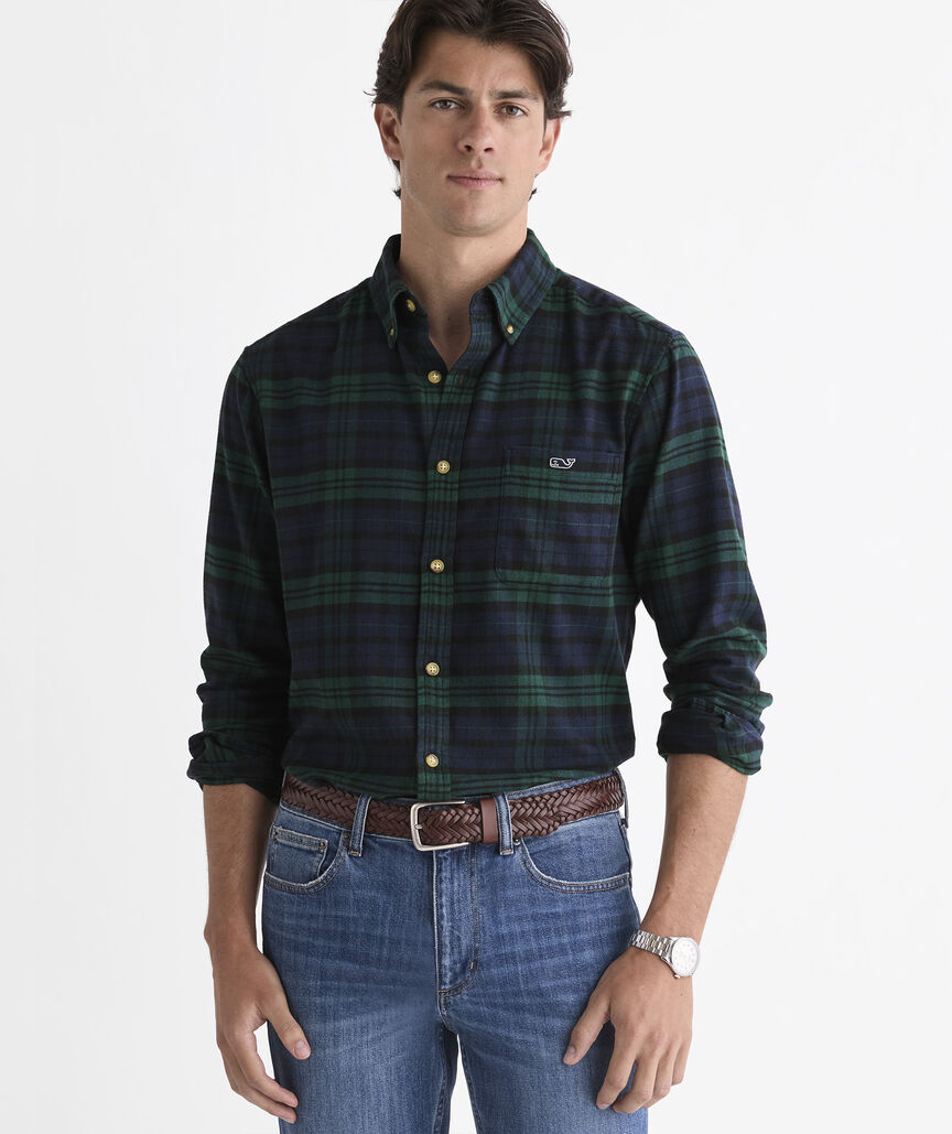 Noel Blackwatch Vineyard Flannel Shirt