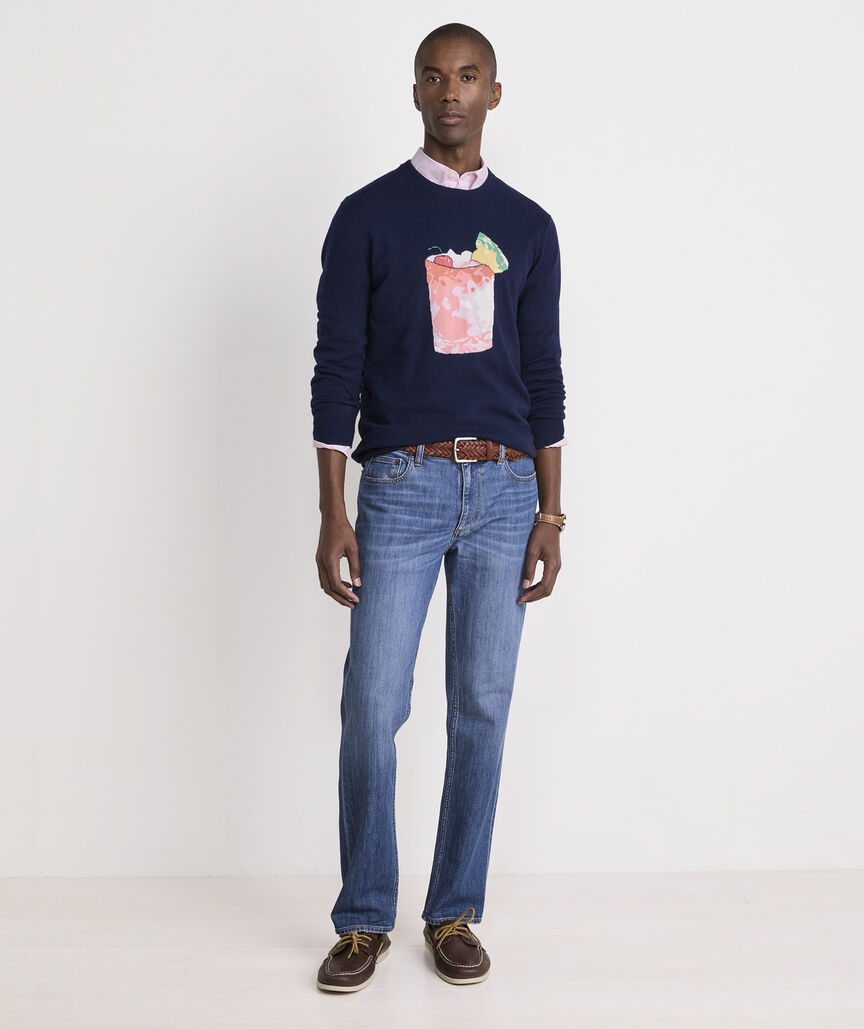Rumrunner Cotton-Cashmere Crewneck