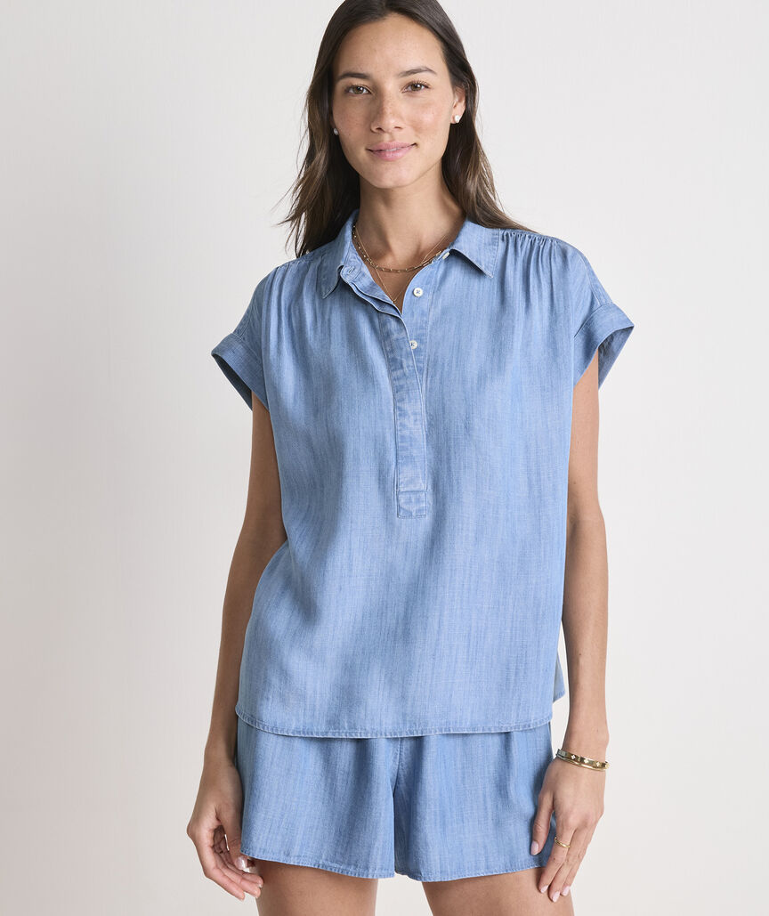 Margo Chambray Top
