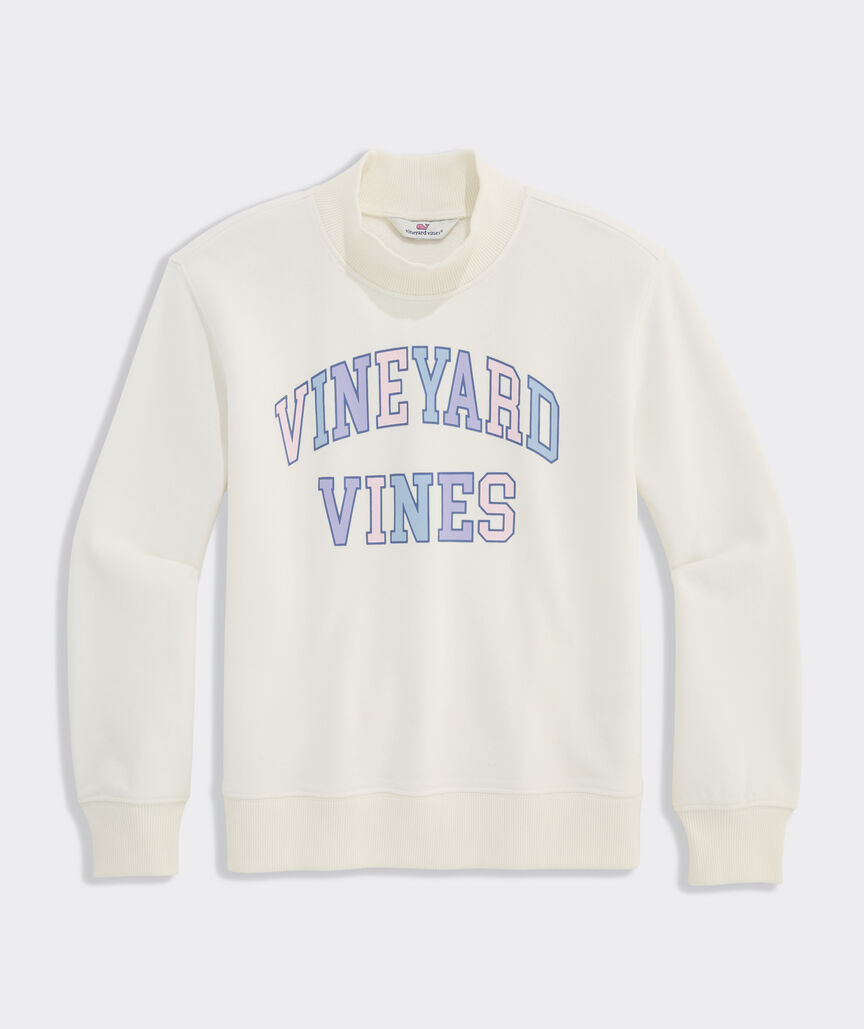 Girls' Surf Terry Mock Neck