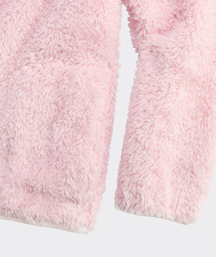 Girls' Teddy Fleece Snap Pullover