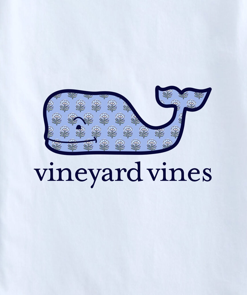 OUTLET Girls' Avi Block Whale Short-Sleeve Pocket Tee