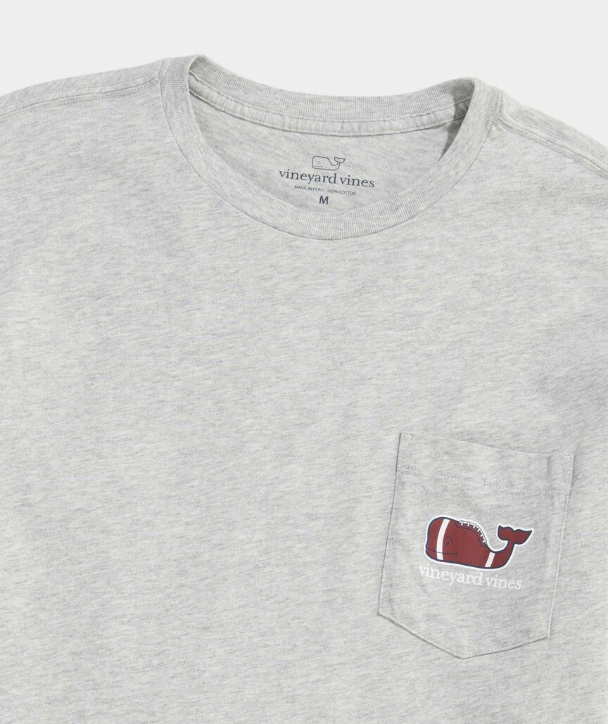 Football Whale Short-Sleeve Pocket Tee