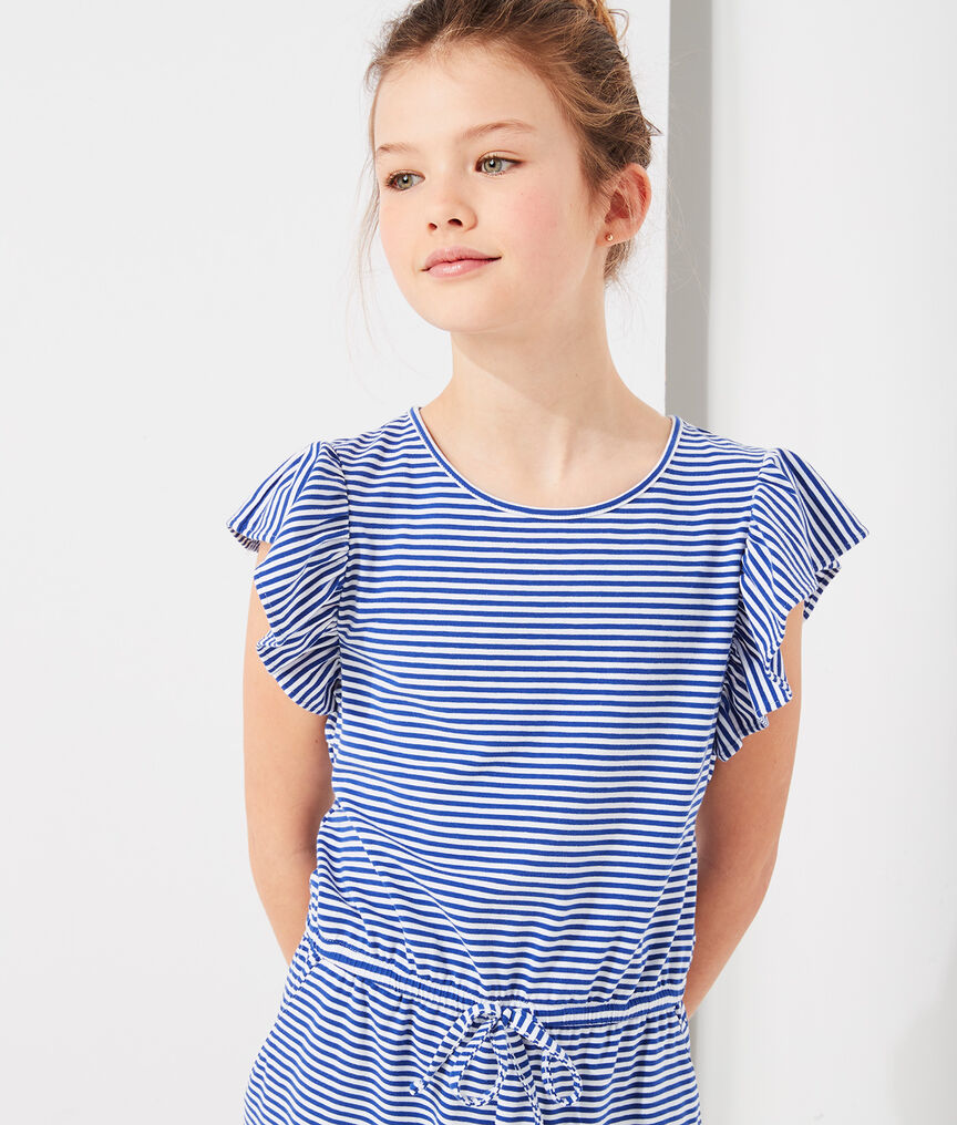 Girls' Ruffle Jumpsuit