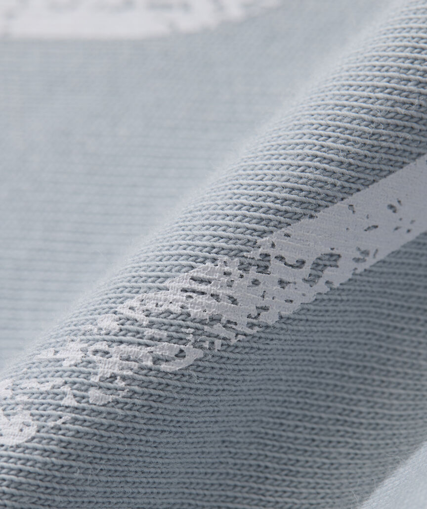 Drift-Dye Vintage Whale Long-Sleeve Pocket Tee