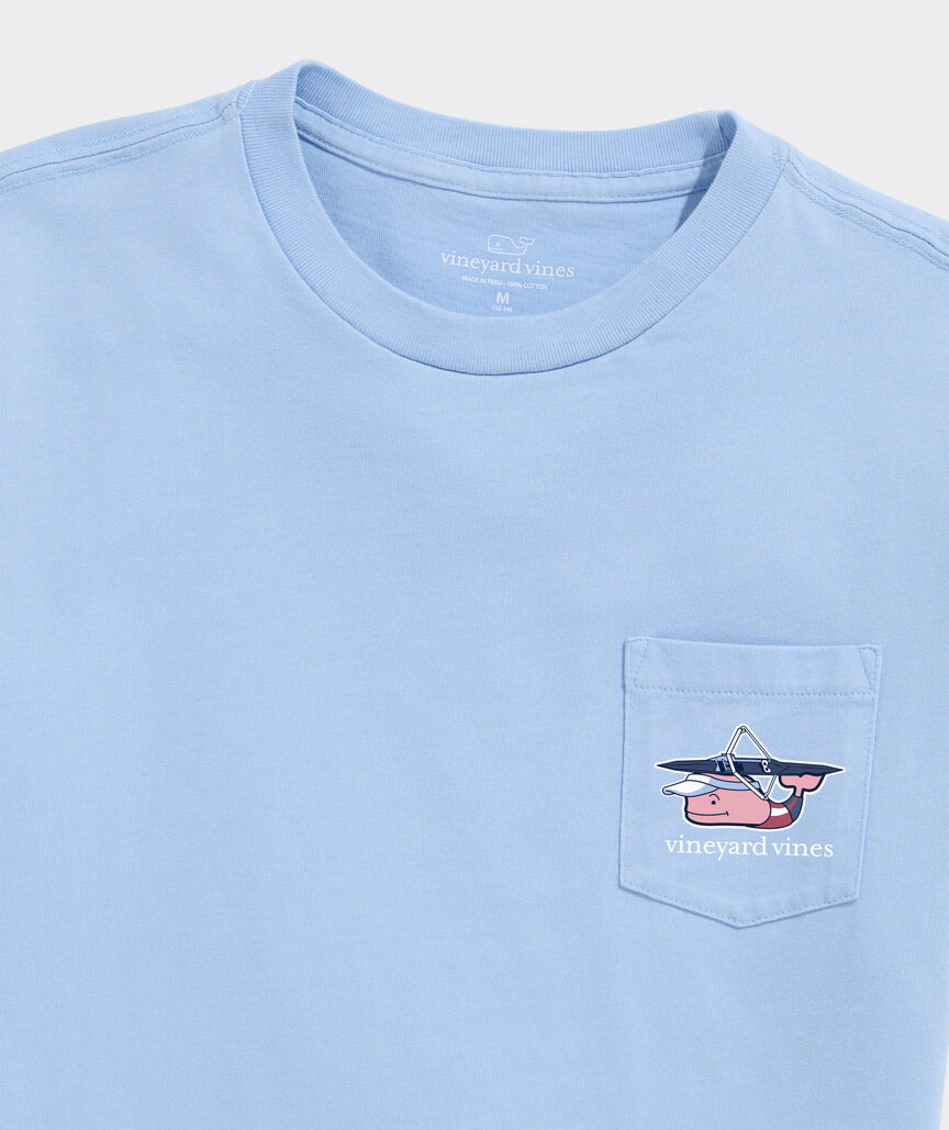 Boys' Head Of The Charles® Rower Whale Short-Sleeve Pocket Tee
